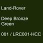 Preview: Land-Rover, Deep Bronze Green, 001 / LRC001-HCC.